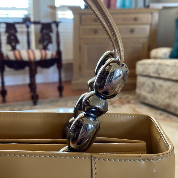 Christian Dior Malice bag in beige leather with gun metal tone hardware - Picture 11 of 14